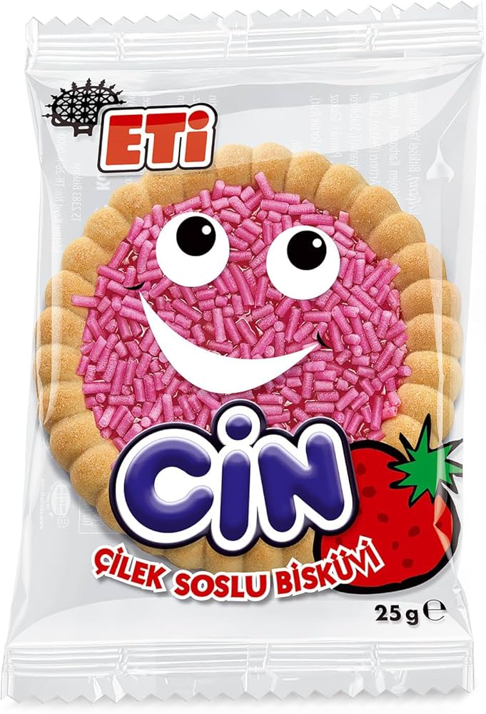 Eti Cin Çilekli Bisküvi 25 g 